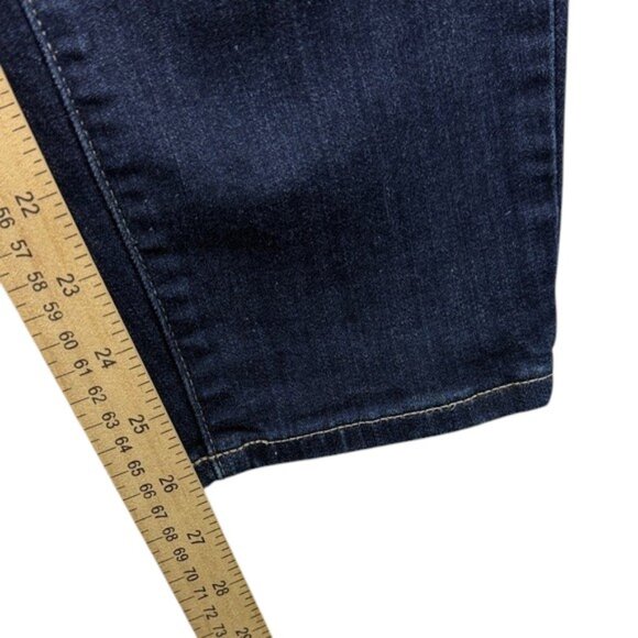 Simply Vera Vera Wang Ankle Mid-Rise Jeans Dark Wash Size 12 Like New - Picture 8 of 8